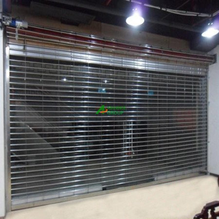 Stainless steel grille roll up door 3