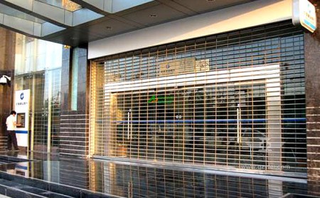Stainless steel grille roll up door 5