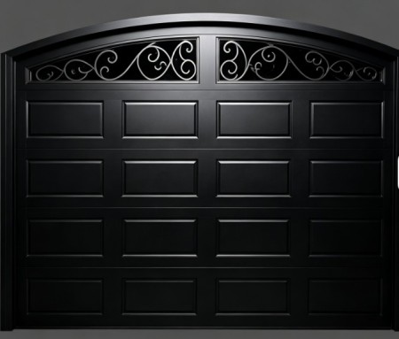 Custom Carved Aluminum Art Sectional Garage Door, Automatic Overhead Garage Door for Villa Residenti 4
