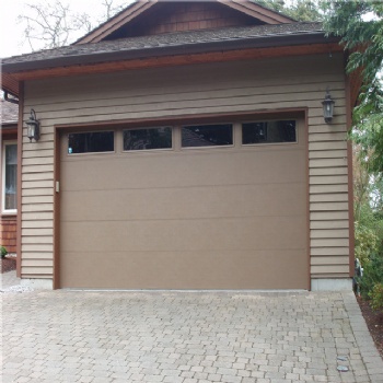Full View Tempered Glass Garage Door With Insulated Aluminum Frames