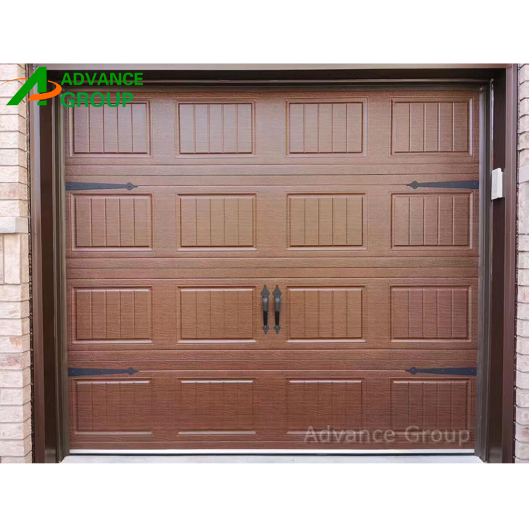 Carriage Style Galvanized Steel Garage Door