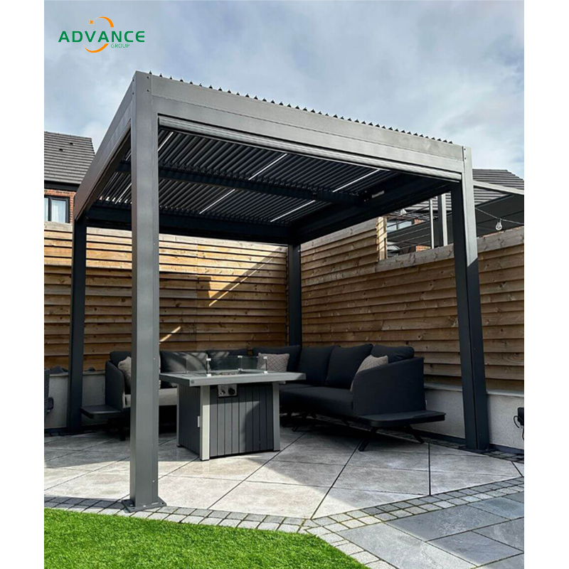 High Quality  Motorized Aluminum Pergola