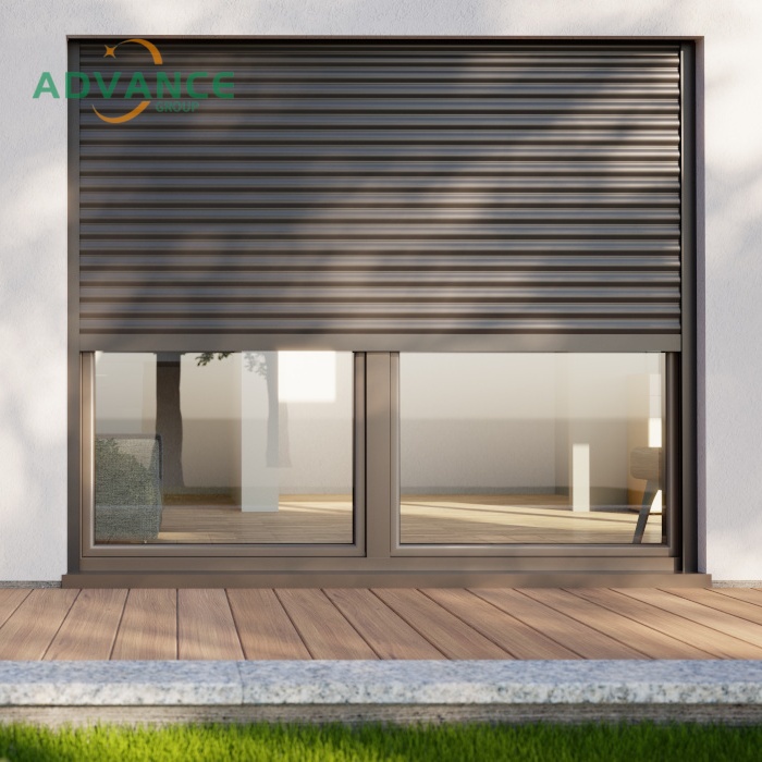 Hurricane proof roller shutter