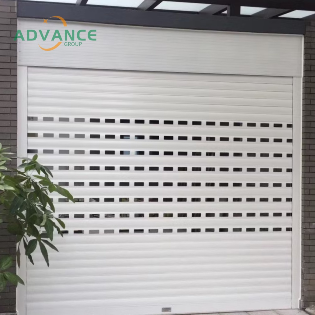 Vented aluminum roller door