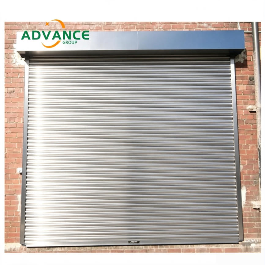 Steel roll up door