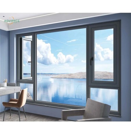 High-Performance Thermal Break Aluminum Casement Windows 1