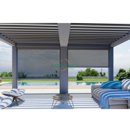 High Quality Outdoor Zip Screen for Pergola & Sunroom 2