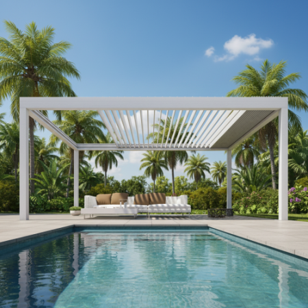 Retractable Aluminum Pergola 1