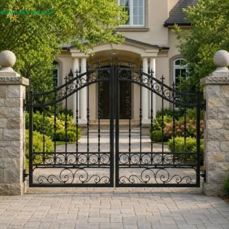 Modern Wrought Iron Gates 4