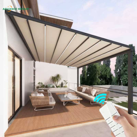 PVC Retractactable Pergola 4