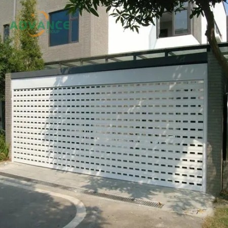 Vented aluminum roller door 2
