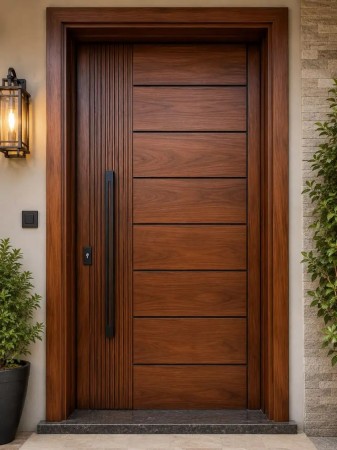 Solid Wood Entrance Door 6