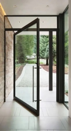 Glass Povot Entrance Door 4