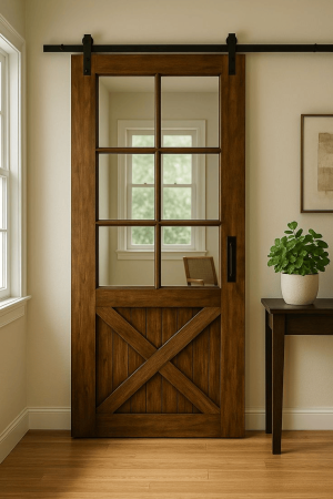 Interior Wooden Barn Door 1