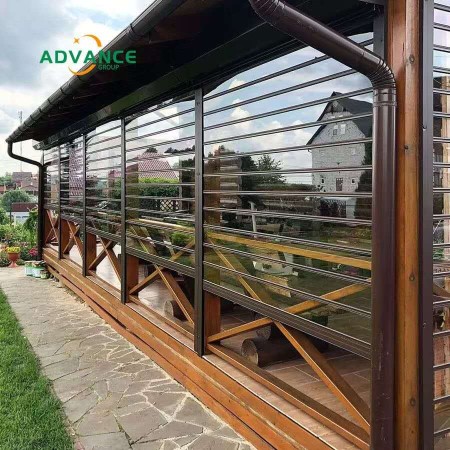 Transparent roll up door 1