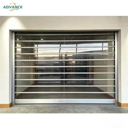 Transparent roll up door 3