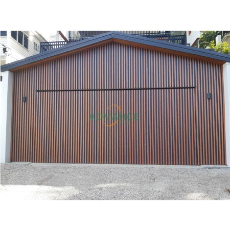 Aluminum Decorative Grille Sectional Overhead Garage Door 3