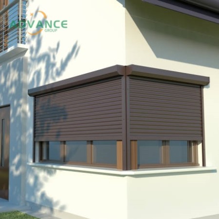 Hurricane proof roller shutter