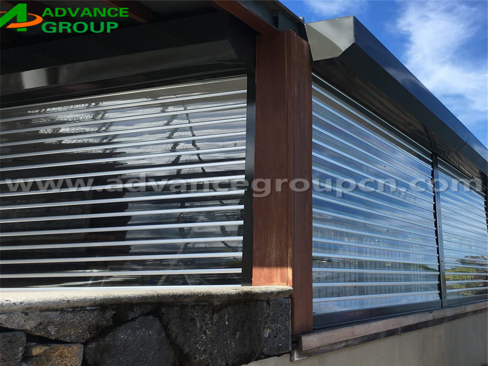 Transpa Polycarbonate Roller, Roll Up Garage Door Windows